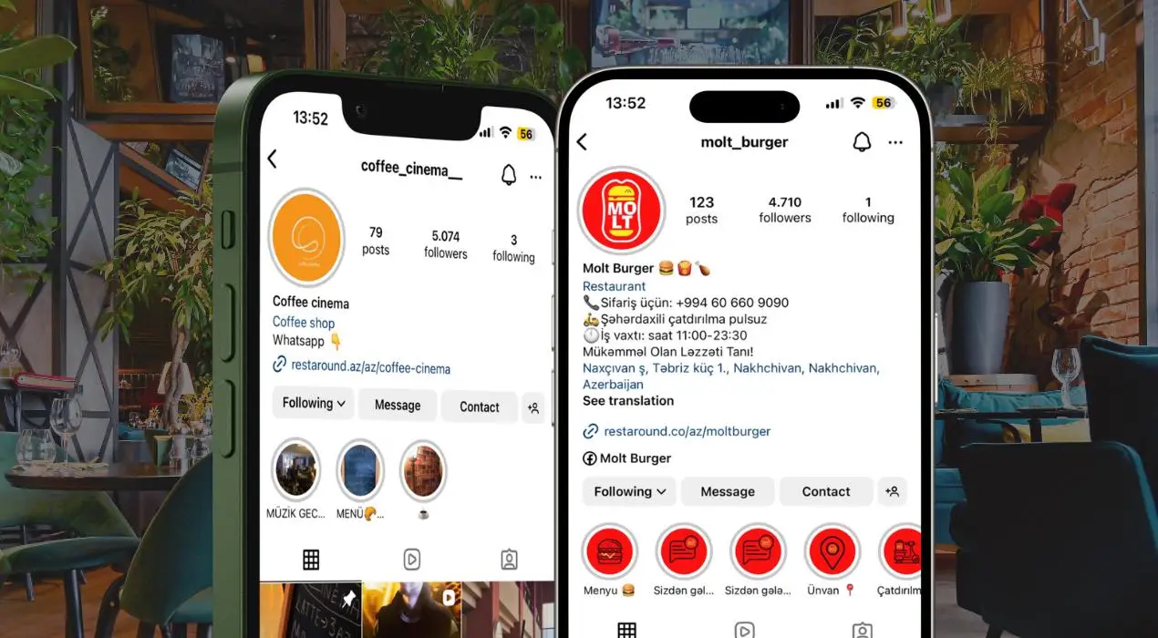 Free Link-in-Bio Digital Menu for Restaurants