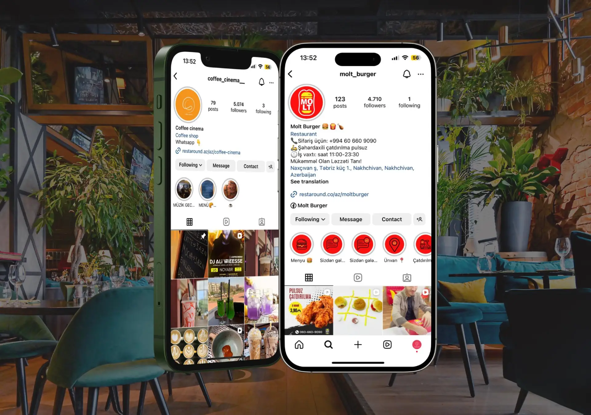 Free Link-in-Bio Digital Menu for Restaurants